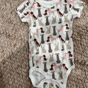 Charming Animal Print Kids Bodysuit